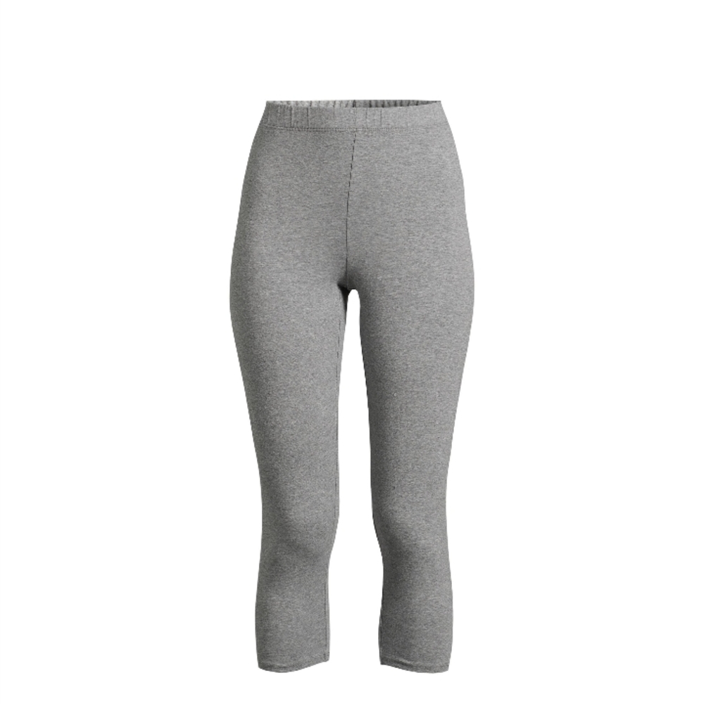 Gray High-Waisted Cropped Leggings, Nwot.